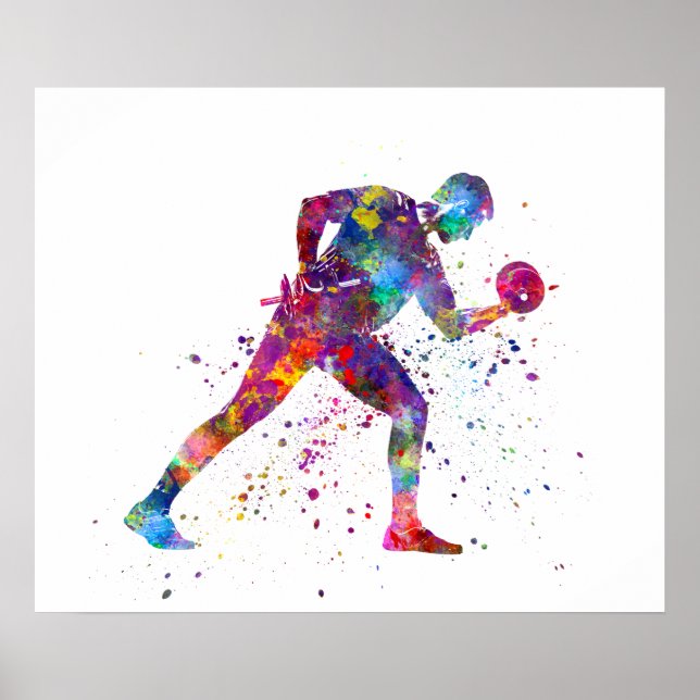 Affiche gymnastics exercise (Devant)