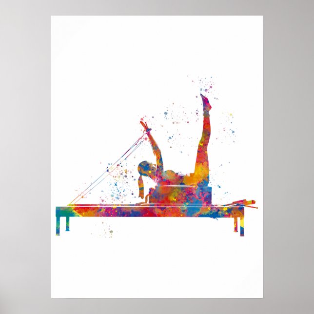 Affiche gymnastics exercise (Devant)