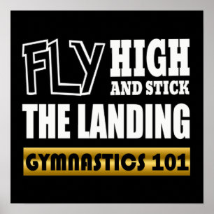 Affiche Gymnastique 101 Envolez-vous - Barre Gymnaste