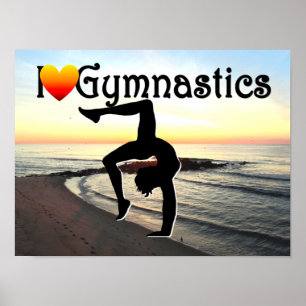 AFFICHE GYMNASTIQUE FOREVER DESIGN