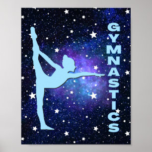 Affiche Gymnastique galaxie