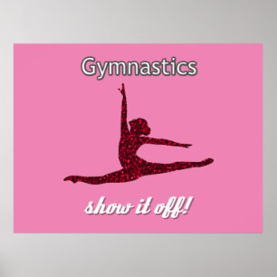 Affiche Gymnastique - Montrez-la !