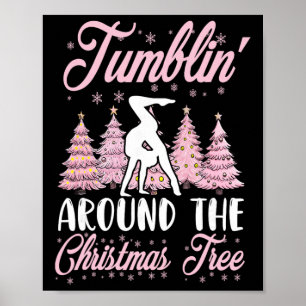 Affiche Gymnastique pour petites filles Gymnaste en équili
