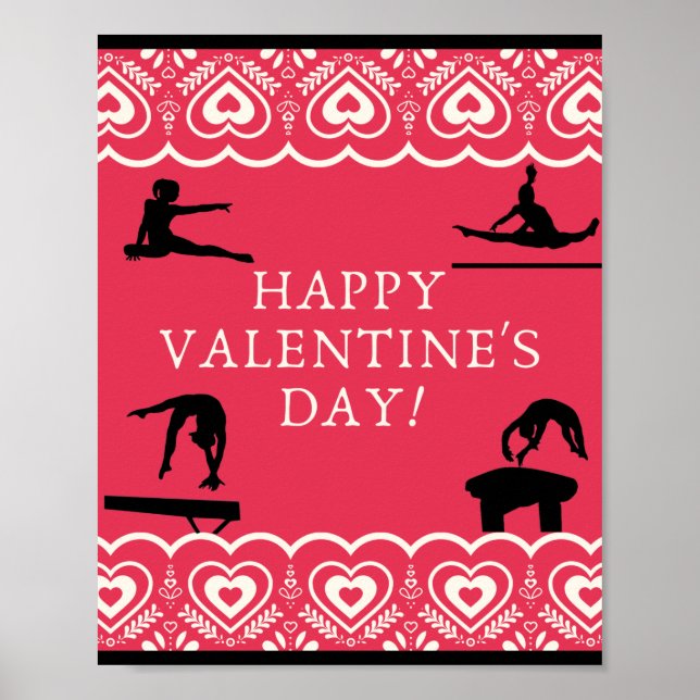 Affiche Gymnastique Saint Valentin (Devant)