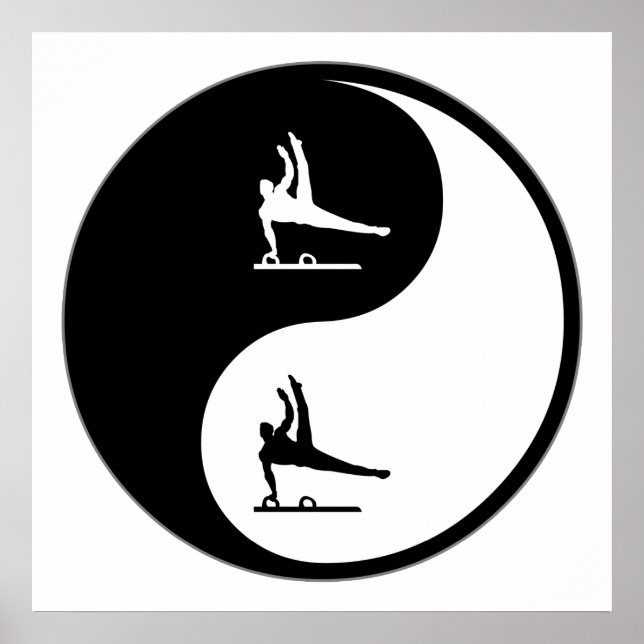 Affiche Gymnastique Yin Yang (Devant)