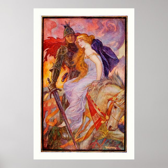 Affiche H J Ford Illustration Vintage (Devant)