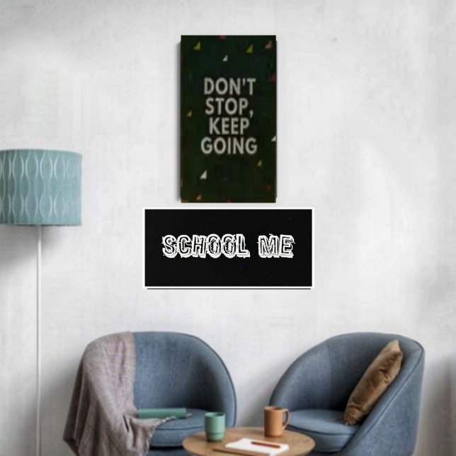 Affiche H. Métal Translucide-Wht (Display this cool sign, which is appropriate, for your dorm room, or bedroom!)