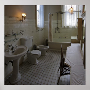 Affiche Haas Lilienthal Victorian Bath - San Francisco