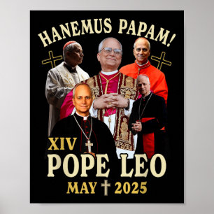 Affiche Habemus Papam Pape Leo Robert Prévost Pape