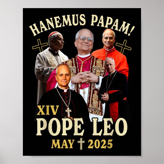 Affiche Habemus Papam Pape Leo Robert Prévost Pape (Devant)