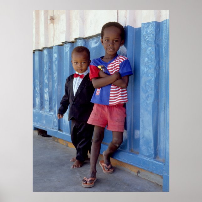 Affiche Habillé À Zanzibar (Devant)