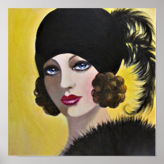 Affiche Habillé en noir (Devant)