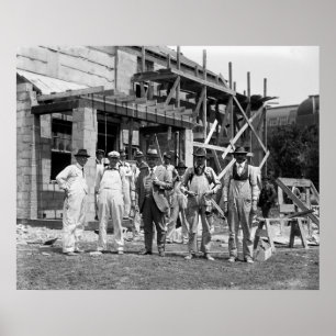 Affiche Habillé pour construire : 1923