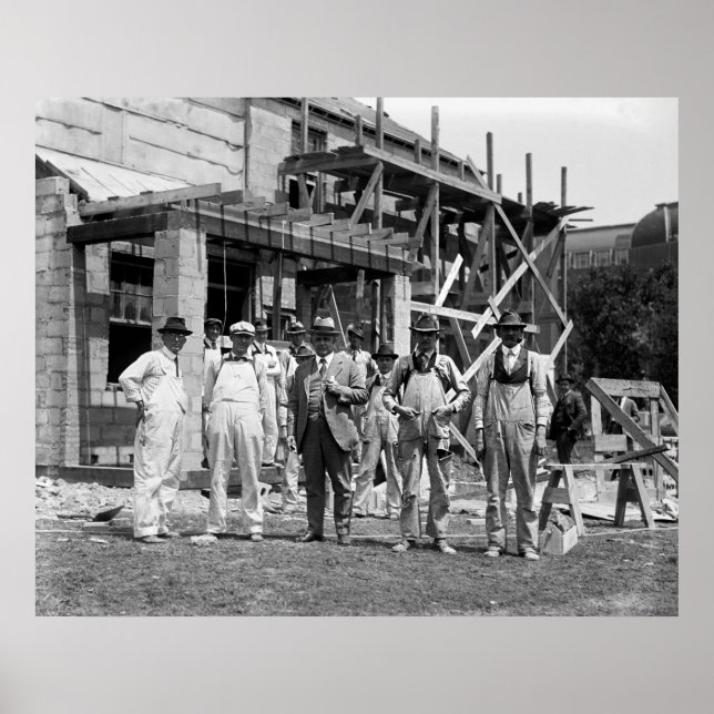 Affiche Habillé pour construire : 1923 (Devant)