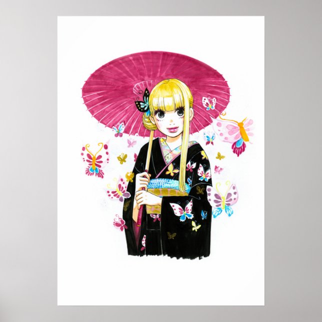 Affiche Habille Yuka-chan par Akiko Higashimura (Devant)