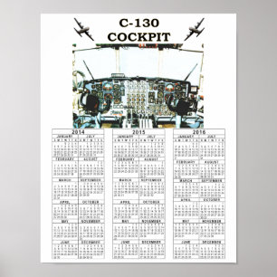 AFFICHE HABITACLE C-130