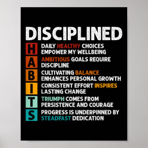 Affiche Habits Définition Citations Motivationnelles Affir