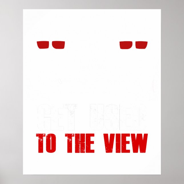 Affiche habituer à la vue (Devant)