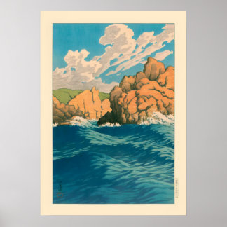 Affiche Hachinohe Same by Kawase Hasui