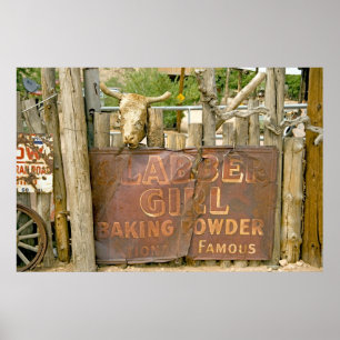 Affiche Hackberry General Store, Route 66 Imprimer