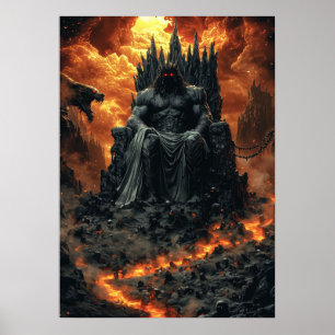 Affiche Hadès, Roi des Enfers - Dieu sombre du Feu
