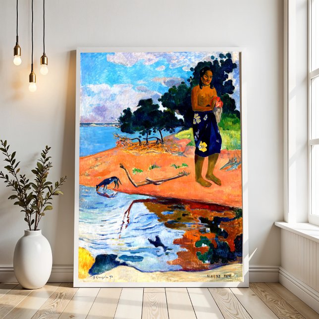 Affiche Haere Pape (1892) par Paul Gauguin (Créateur téléchargé)