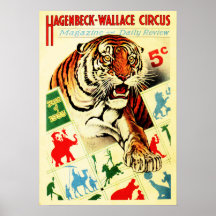 HAGENBECK WALLACE CIRCUS Magazine Revue Couverture
