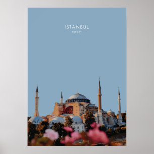 Affiche Hagia Sofia, Istanbul Travel Artwork