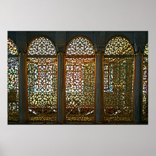 Affiche Hagia Sophia. Fragment d'intérieur. Conception