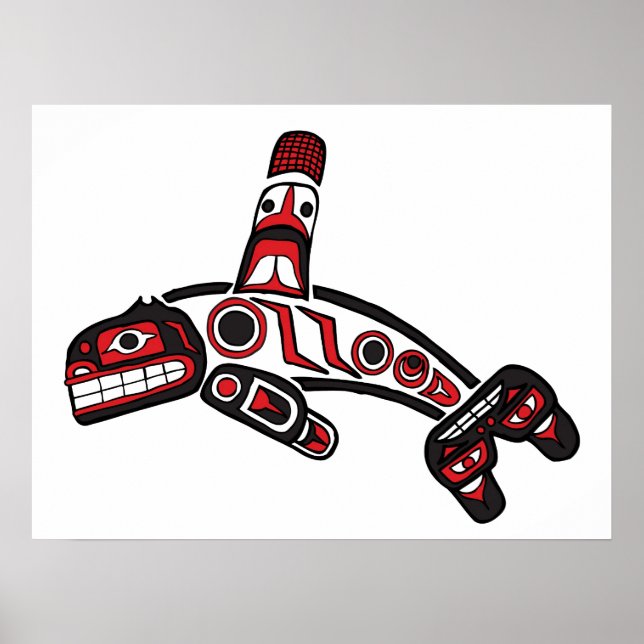 Affiche Haida Orca (Devant)