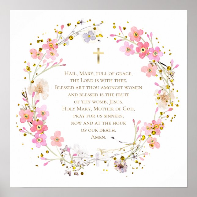 Affiche Hail Mary prayer (Devant)
