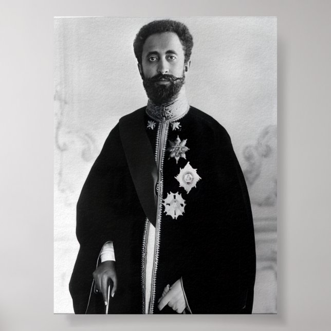 Affiche Haile Selassie Jah Rastafari Rasta Reggae Roots   (Devant)