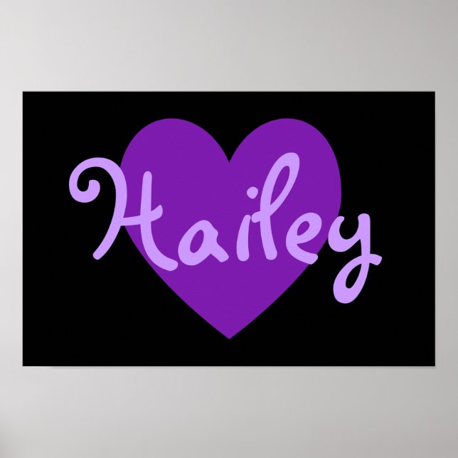 Affiche Hailey in Purple (Devant)