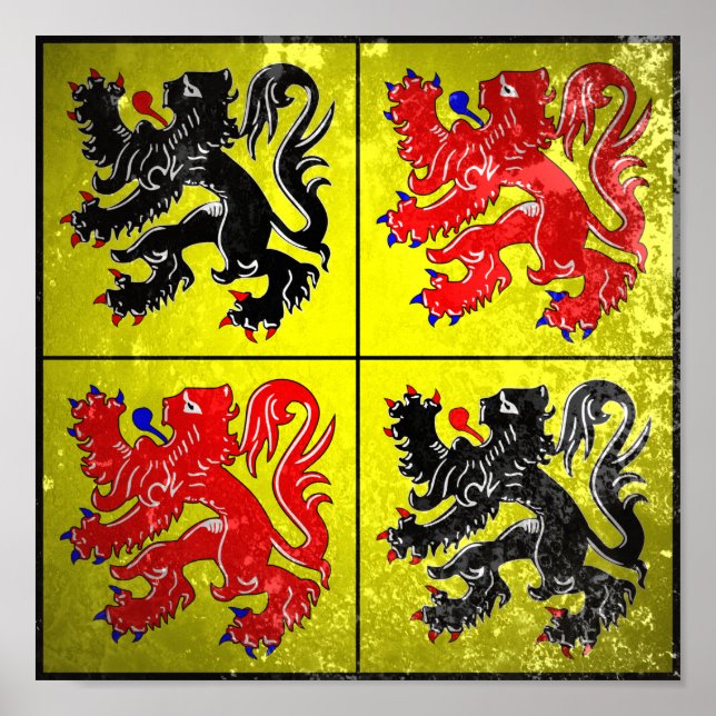 Affiche Hainaut (Devant)