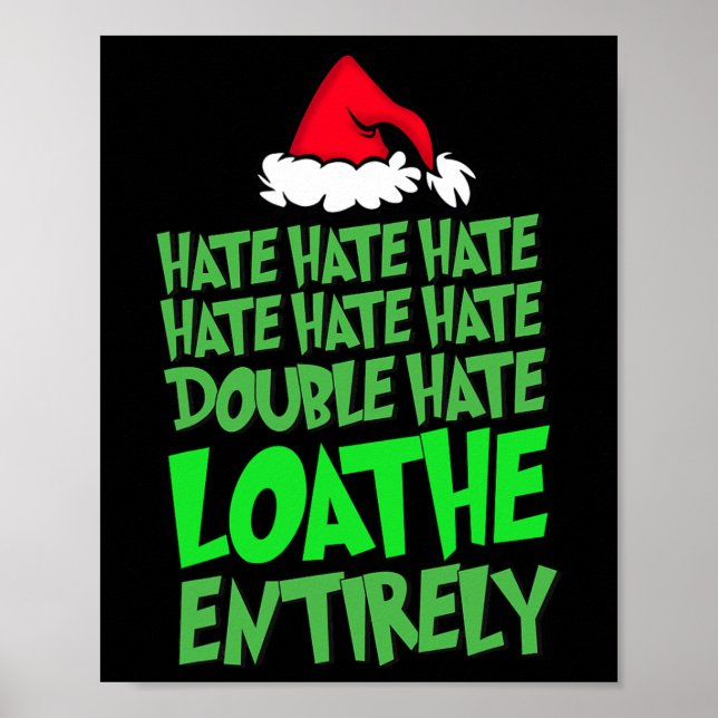 Affiche Haine Haine Double Haine Loathe Entièrement Fun Ch (Devant)