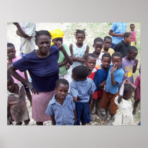 Affiche Haïti face à la faim