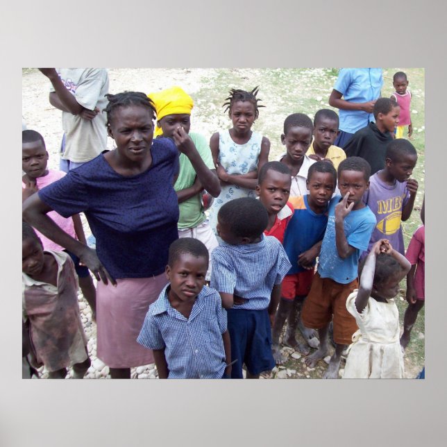 Affiche Haïti face à la faim (Devant)