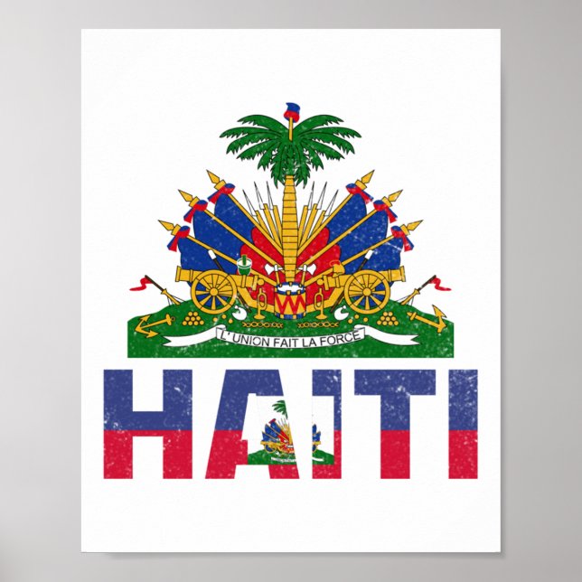 Affiche Haïti Indépendance Drapeau haïtien Jour Drapeau ha (Devant)
