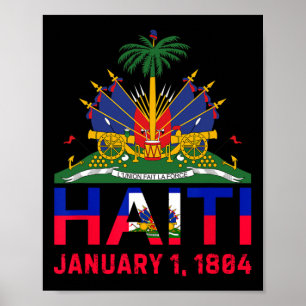 Affiche Haïti Island Cute Haïti Date D'Indépendance
