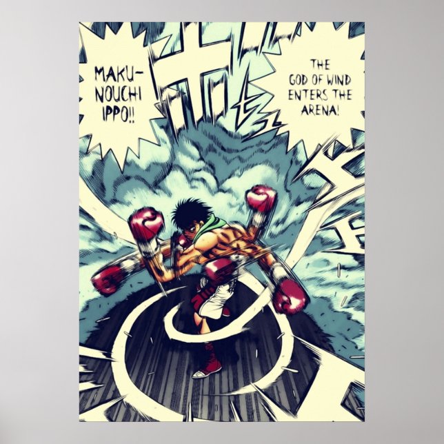 Affiche Hajime no Ippo Dieu du Vent (Devant)