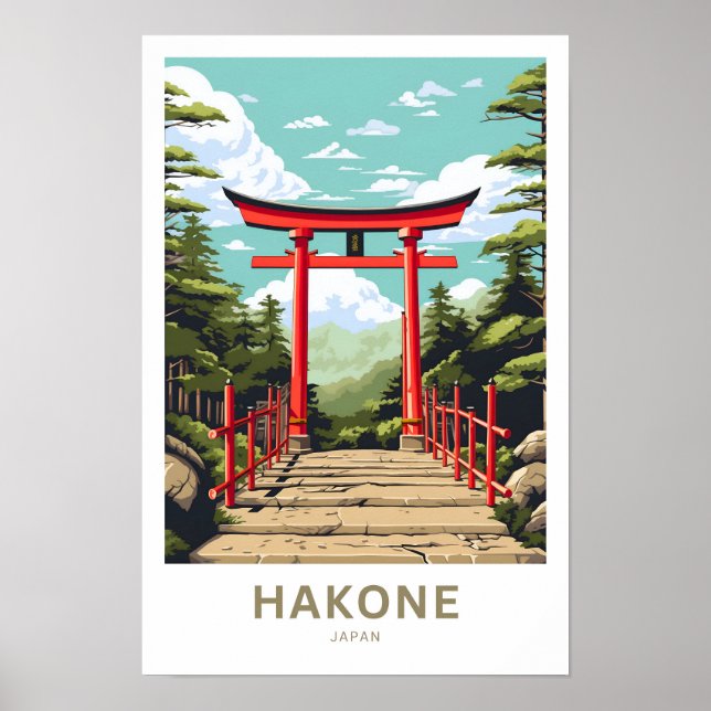 Affiche Hakone Japon Imprimer (Devant)