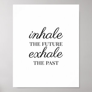 Affiche Hale the future, exhale the history