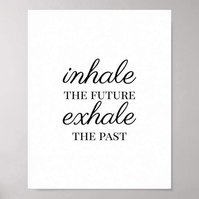 Affiche Hale the future, exhale the history (Devant)