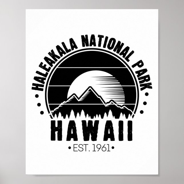 Affiche Haleakala National Park Hawaii USA (Devant)
