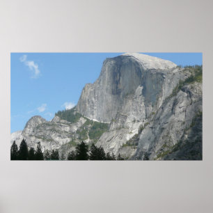 Affiche Half Dome vu de côté dans le parc national de Yose