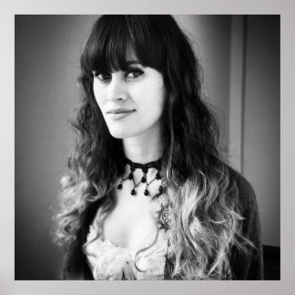 Affiche HalfAngel66 noir et blanc