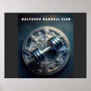 Affiche halfdéhyde Barbell Club