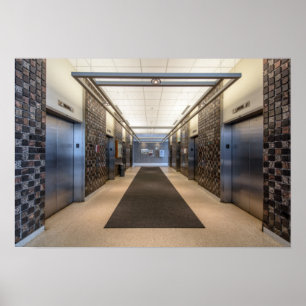 Affiche Hall d'ascenseur