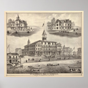 Affiche Hall et cottages du sportif