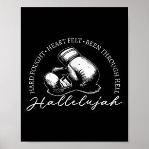 Affiche Hallelujah durement combattu, Coeur dur combattu s